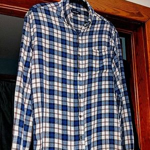 Donating Tomorrow! Croft & Barrow Boyfriend Fit Womens COZY Plaid Flannel Size S